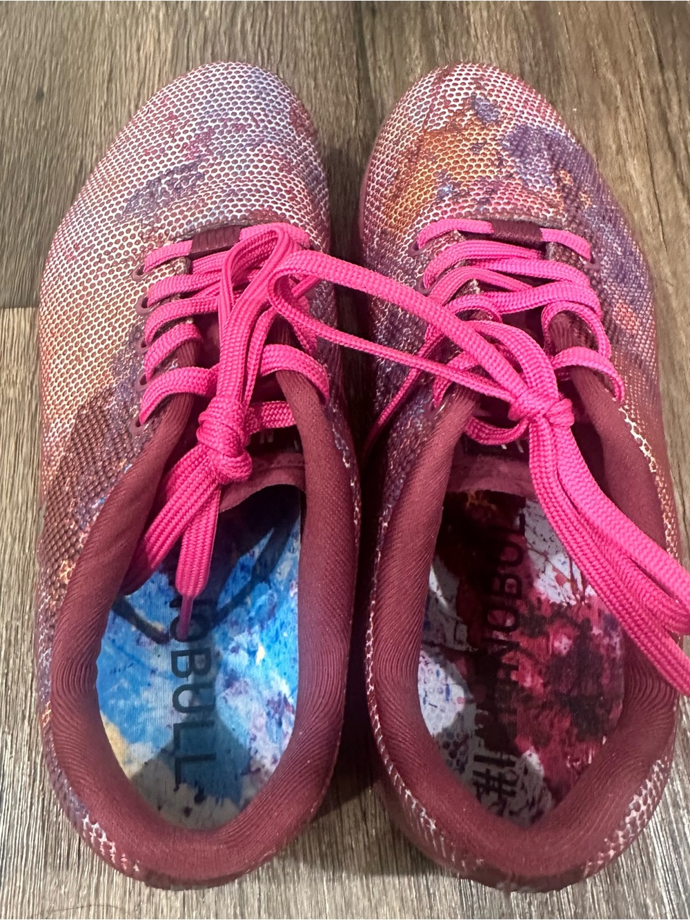 NOBULL Sneakers with Bright Pink Laces